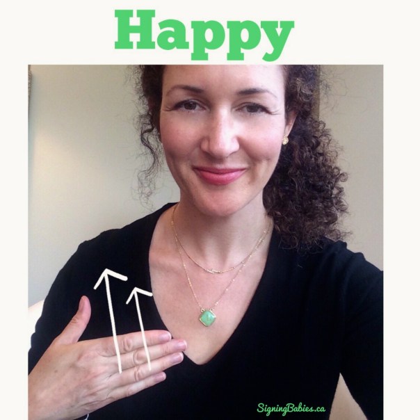 How to Sign HAPPY in American Sign Language: www.growingsigns.com