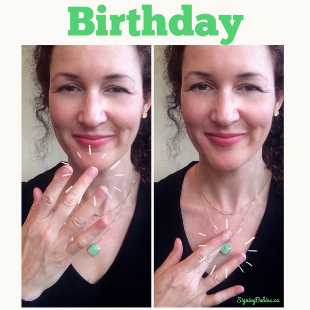 How to Sign BIRTHDAY in American Sign Language: www.growingsigns.com