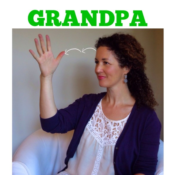 GRANDPA in American Sign Language by signingbabies.ca
