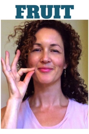 How to sign FRUIT ins ASL www.growingsigns.com